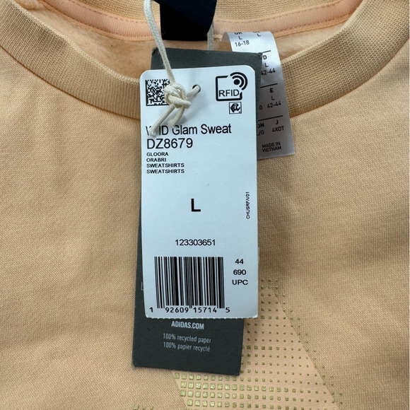 NWT‎ Adidas Longsleeve Sweatshirt - Picture 6 of 10